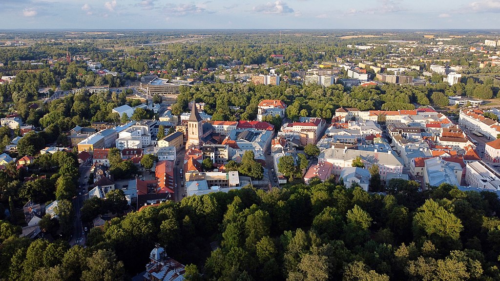 Tartu kesklinna droonifoto