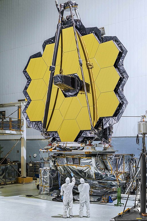 JWST peapeegli kokkupanek 2016. aasta novembris. NASA