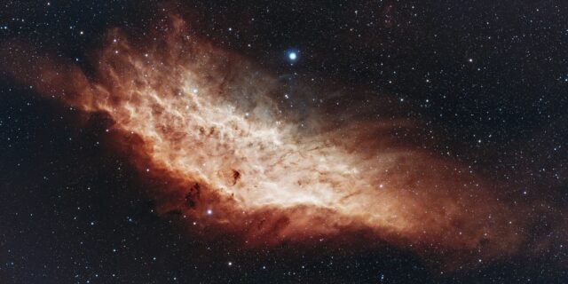 Horisondi eripreemia: Perseuse tähtkujus asuv California udukogu. Foto: Taavi Niittee/Tõrva Astronoomiaklubi